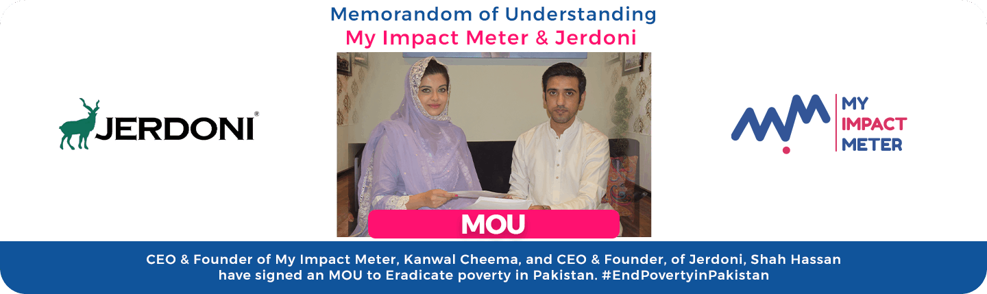 brand spectrum MOU on #EndPovertyinPakistan