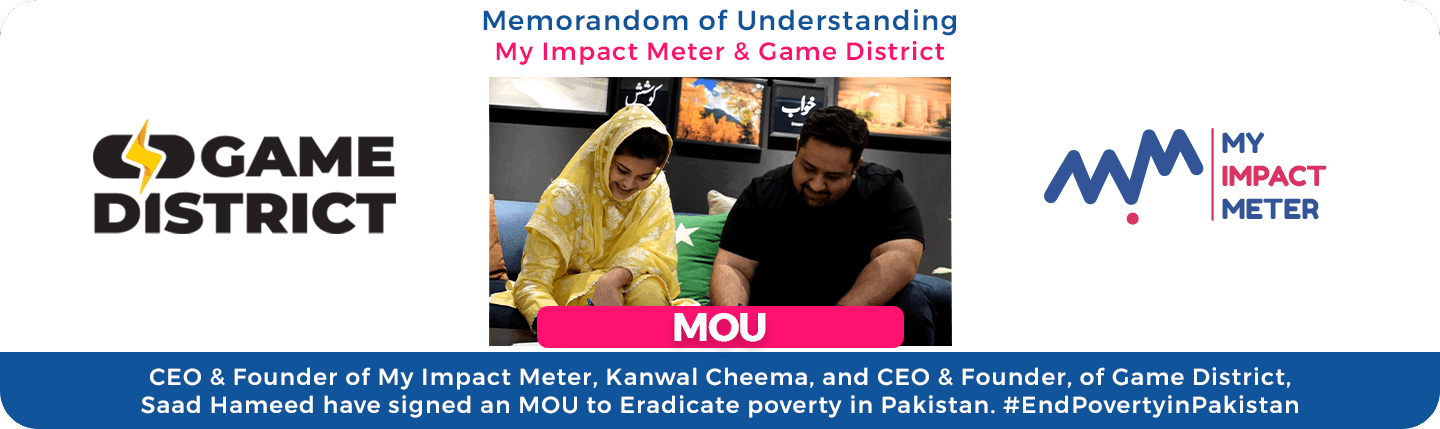 game district MOU on #EndPovertyinPakistan