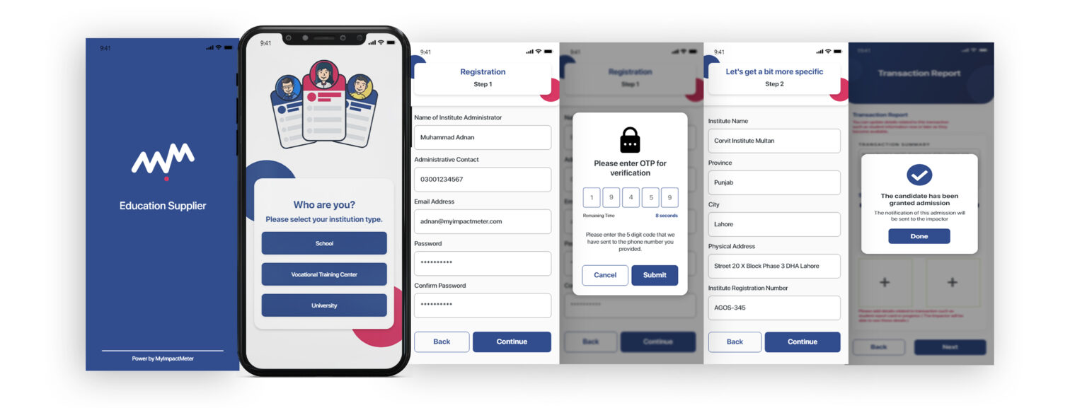 education supplier registration